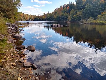 Saranac River near Redford, NY