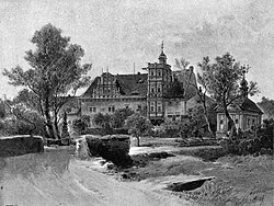 Ahníkovský zámek v roce 1896