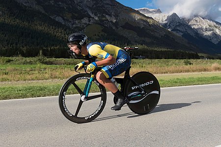 20180924 UCI Road World Championships Innsbruck Men U23 ITT Timur Malieiev 850 8237