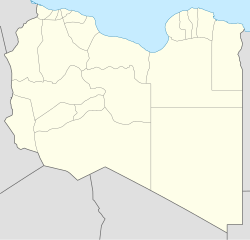 Derna ubicada en Libia