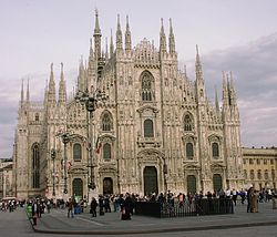 Katedralen i Milano («Duomo di Milano»).