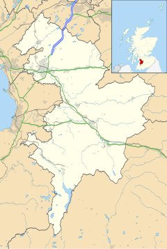 Drongan is located in East Ayrshire