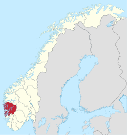 Hordaland – Localizzazione