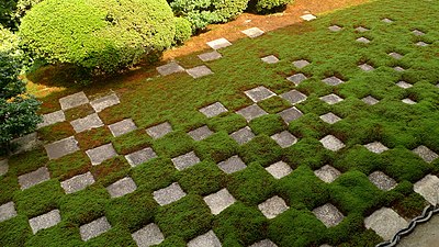 A geometric pattern in the northern part of the same garden (close-up)