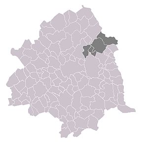 Poziția localității Cantonul Roubaix-Nord