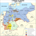 L'Empire allemand entre 1871 et 1918.