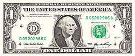 1-US-Dollar-Note – „Greenback“