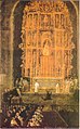 Espetáculo de índia exorcizada durante a Misa no Altar da Virgem de Guápulo em 1646 por Miguel de Santiago.