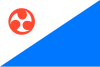 2007年まで使われた済州道旗。 日本の武士の紋に似ていることで論難になった。