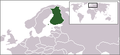 Localização da Finlândia