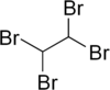 Seletal formula of tetrabromoethane