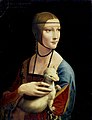 De Dame met de Hermelijn - Leonardo da Vinci (1483) - Olieverf op paneel