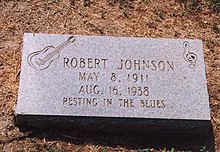 Plaque hommage à Robert Johnson