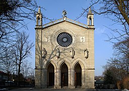 Iglesia de San Martin en Krzeszowice, proyecto de 1832, construcción de 1832-1844, Karl Friedrich Schinkel