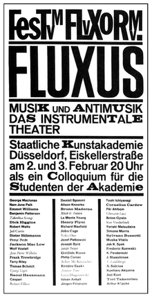 Poster Festum Fluxorum Fluxus