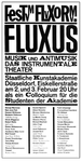 Affisch till Festum Fluxorum Fluxus i Dusseldorf 1963.