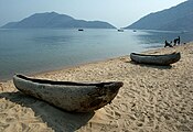 Beach at Cape Maclear near Monkey Bay