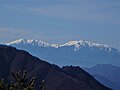 峰宮跡分岐から赤石岳と荒川三山