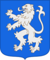 D'azzurro al leone d'argento.