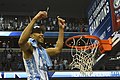 Image 6Brice Johnson cuts down the nets after winning the 2016 ACC tournament with North Carolina