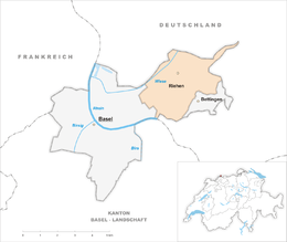 Riehen – Mappa