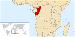 Location of Ang Republika ng Congo