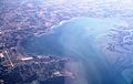 Aerial view of Anchor Bay at Lake St. Clair