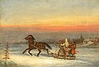 Droga przez rzekę, 1855, National Gallery of Canada