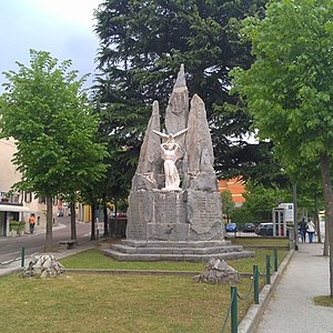 Monumento ai battaglioni alpini Vestone, Val Chiese, Monte Suello e Monte Cavento. a.d. 1963
