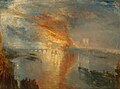 1835: The Burning of the Houses of Parliament by Turner