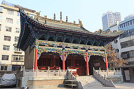 Sala principal del Chan, temple de Lanzhou