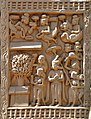 The Buddha's Miracle at Kapilavastu, Sanchi Stupa 1.