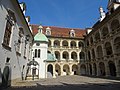 Steirisches Parlament, Graz, Steiermark (das von Domenico dell'Allio entworfene steirische Parlamentsgebäude, auch Landhaus genannt, ist eine der bedeutendsten Renaissance Bauten außerhalb Italiens)