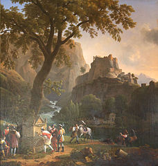 Jean-Joseph-Xavier Bidauld, Francis I at the Fontaine de Vaucluse.