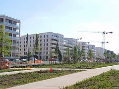 L'avenue des Sciences, dans le quartier de Moulon à Gif-sur-Yvette.