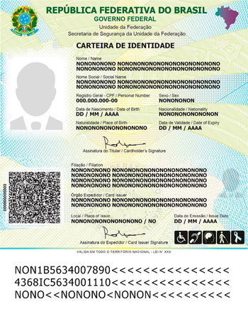 Carteira de Identidade Nacional