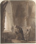 Thumbnail for File:Saint Jerome Praying in His Study MET DP800596.jpg