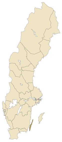 Location of Öland