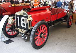 Austin de 100 Hp, coche de carreras de Gran Premio, 1908.[2]​