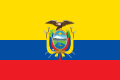 Drapeau de l'Équateur (largeurs inégales)
