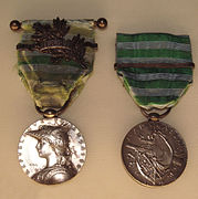 Médaille de la seconde expédition à Madagascar.