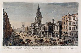 Le Royal Exchange en 1751