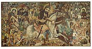 لوحة تصوِّر معركة كربلاء في متحف بروكلين، وتعد المعركة إحدى أبرز الأحداث التي وقعت في يوم عاشوراء