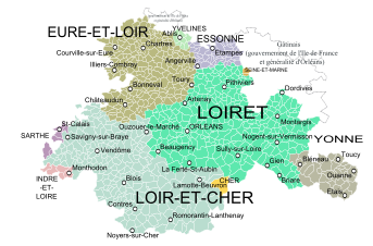 Province de l'Orléanais au XVIIIe siècle