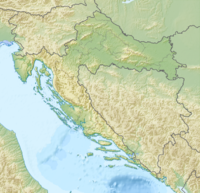 Lagekarte von Kroatien