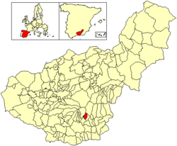 Location of Pórtugos