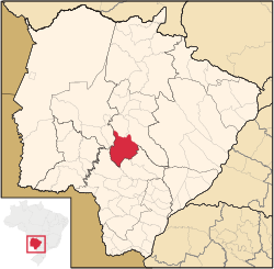 Location in Mato Grosso do Sul state