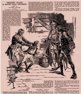 Острів скарбів, ілюстрація Джорджа Вайлі Хатчінсона (1894)