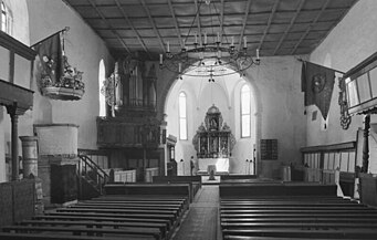 Biserica evanghelică, interior (1996)