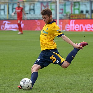 Alessandro Martinelli in action during the match Modena versus Ternana